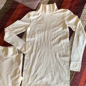 Mock Turtlenecks (2) O/S Tees by Tina